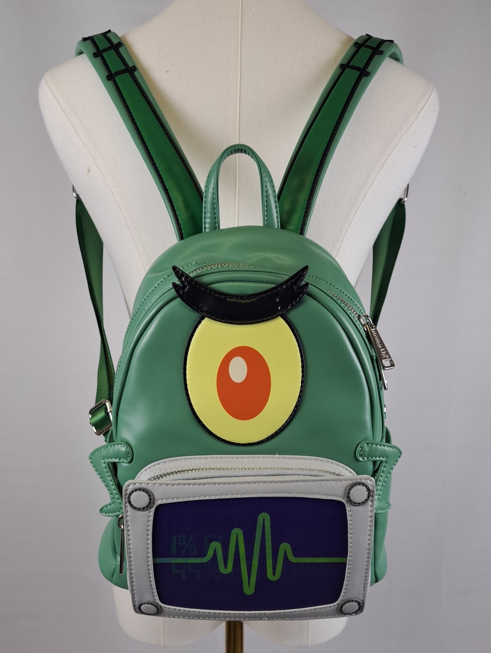 Loungefly Nickelodeon SpongeBob SquarePants Plankton Secret Formula Backpack